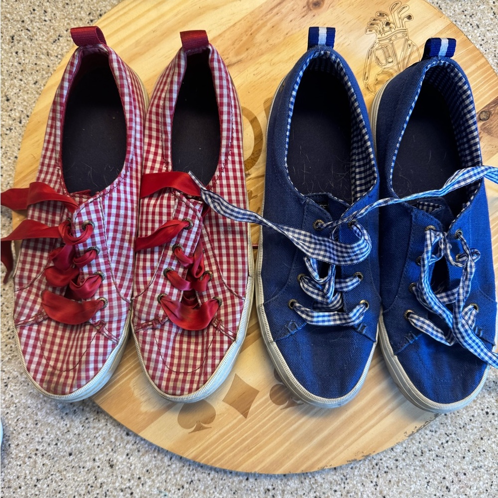 Sperry Checkered and Solid Sneakers